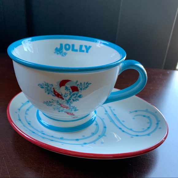 Christmas Starbucks cup with saucer plate - Picture 8 of 10